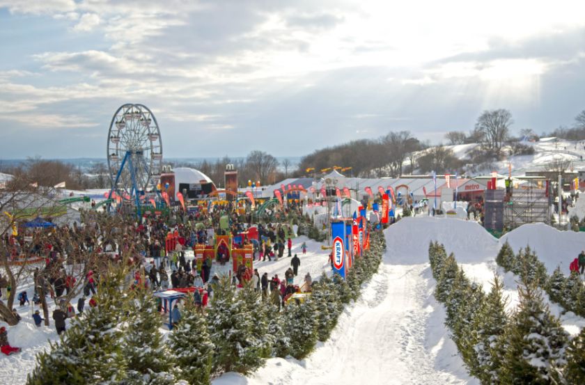 parcs d’attractions d’hiver au Canada